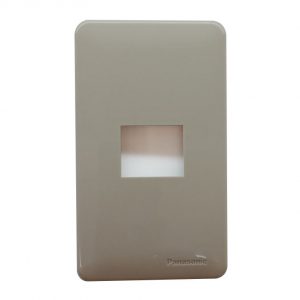 PANASONIC WNF6201W-8 1GANG 1DEVICE W/MOUNTING STRAP PLATE