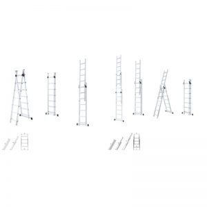 FIRST STEP BF-C630 6.3M SINGLE SIDE TELESCOPIC ALUM.LADDER