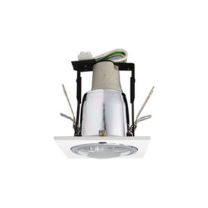 E27 Round Downlights with Glass Cover White