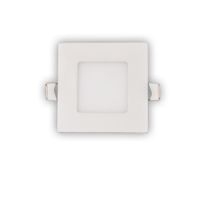 3W LED SQR DOWNLIGHT 95x95x25mm 85mm WARMWHITE