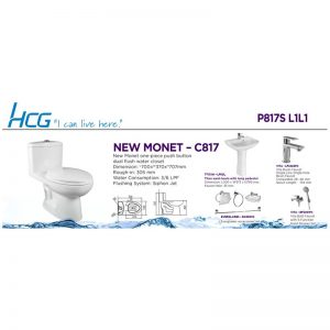 HCG PACKAGE P817S L1L1 NEW MONET W/SHOWER PKG