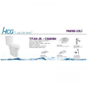 HCG PACKAGE P6818S U3L1 TITAN JR. W/SHOWER