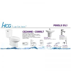 HCG PACKAGE P995LS S1L1 CEZANNE LT W/SHOWER