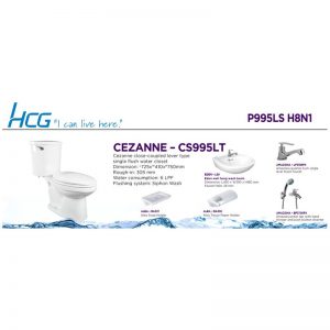 HCG PACKAGE P995LS H8N1 CEZANNE LT W/SHOWER