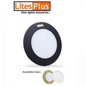 IA-7059 9W BLACK DL ROUND LED DOWNLIGHT