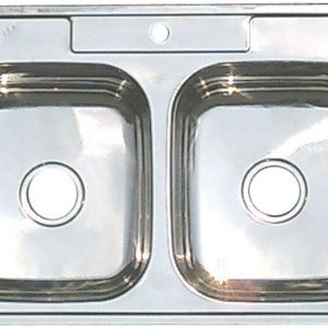 DURATECH KIT. SINK D-BOWL/1-HOLE #3322