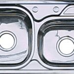 DURATECH S/S KIT SINK DOUBLE BOWL 1-HOLE #SK1629 28-3/4 X 15-3/4 X 7