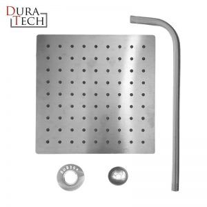 DURATECH RAIN SHOWER HEAD SQ. TYPE #C-O29-C 8"