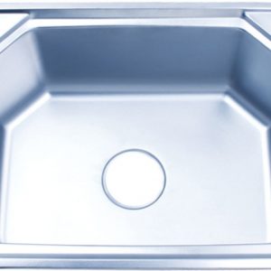 DURATECH S/S KIT. SINK W/S-BOWL S-HOLE #SB1824