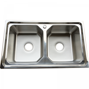 DURATECH S/S KIT. SINK W/D-BOWL S-HOLE #SB1933