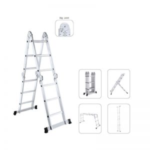 FIRST STEP BF-304 4/4 STEP ALUM. LADDER W/BIG HINGE