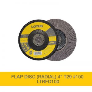 LOTUS FLAP DISC (RADIAL) 4" T29 #100 LTRFD100