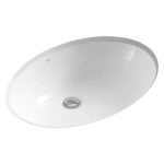 HCG INDIVIDUAL L4011 WHITE UNDERCOUTER WASHBASIN MOON