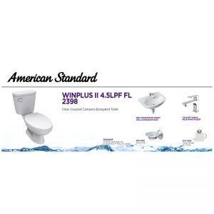 AMERICAN STANDARD PACKAGE P2398-04 WINPLUS  II FRONT LEVER CLASSIC SUITE