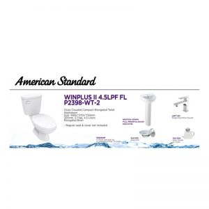 AMERICAN STANDARD PACKAGE P2398-05 WINPLUS II FRONT LEVER PREMIER SUITE