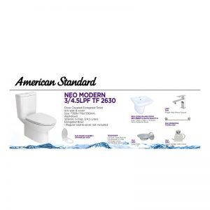 AMERICAN STANDARD PACKAGE P2630-05A NEO MODERN DELUXE SUITE w/ SSW2