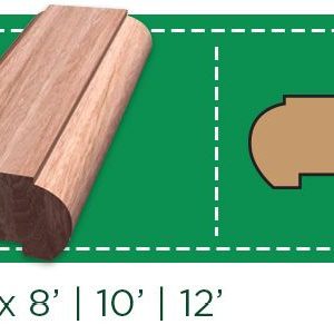 SAVEWOOD HANDRAIL 2X3X10 SOLID LAUAN