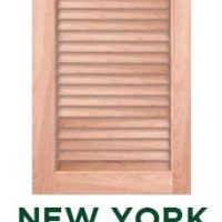 SAVEWOOD KITCHEN DOOR 16X24 NEW YORK LOUVER LAUAN