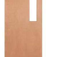 SAVEWOOD FLUSHDOOR 40X60X210 1SIDE MARINE VISION GLASS LAUAN