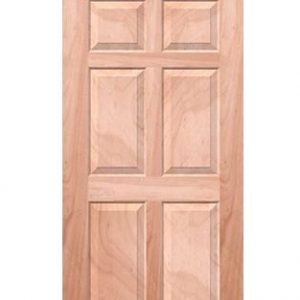 SAVEWOOD SOLID DOOR 40X80X210 CAROLINA LAUAN