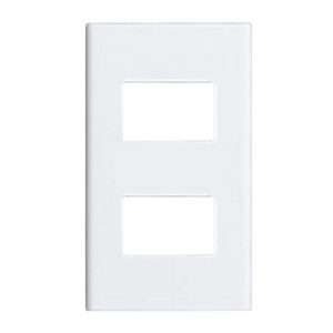 PANASONIC WEG6802W-1 2DEVICE 1GANG SWITCH PLATE WHITE