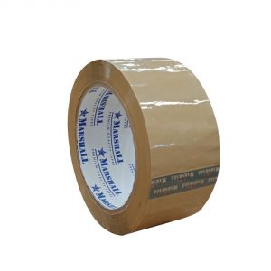 MARSHALL 48MMX100YD(TAN)PKG-TAPE 120/BX