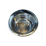 LABELLO KITCHEN SINK 490X490X170MM 490 SS-201  POL 0.6INSET W/KI