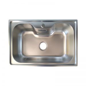 LABELLO KITCHEN SINK 710X450X220MM 7145  SS-201 MAT 0.9INSET W/K