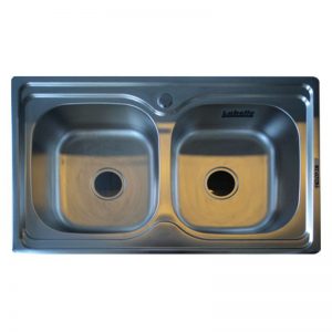 LABELLO KITCHEN SINK 850X500X180MM  8050DB  SS-201 MAT 0.8 INSET