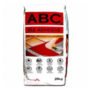ABC HEAVY DUTY TILE ADHESIVE GRAY 25KG/BAG