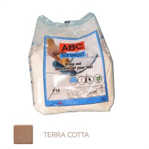 ABC TILE GROUT F11 2KG TERRACOTTA 10/1