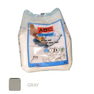 ABC TILE GROUT F14 2KG GRAY 10/1