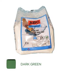 ABC TILE GROUT P33 2KG PREMIUM DK GREEN 10/1