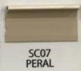 GENIUS PVC TILE TRIM C-SERIES SC07 9MMX8FT PLAIN PEARL