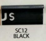 GENIUS PVC TILE TRIM C-SERIES SC12 9MMX8FT PLAIN BLACK