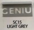 GENIUS PVC TILE TRIM C-SERIES SC15 9MMX8FT PLAIN LIGHT GREY