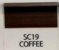 GENIUS PVC TILE TRIM C-SERIES SC19 9MMX8FT PLAIN COFFEE