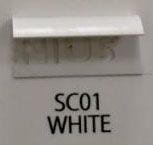 GENIUS PVC TILE TRIM A-SERIES SC01 9MMX8FT PLAIN WHITE