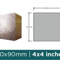 SPRINGFIELD LUMBER 4X4X8 OPG CCA UP FRAMING (90X90X2400MM)
