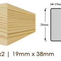 GRANCHACO DIY BOARDS 1X2X8 (19x37x2438mm)
