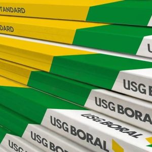 USG BORAL GYPSUM BOARD 12MMX4X8 80/CRT