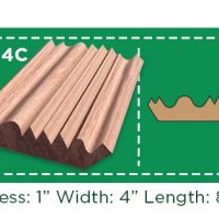 SAVEWOOD MOULDING 1X4X8 CO14C CORNIZA LAUAN
