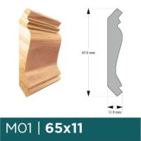 SPRINGFIELD MOULDING M01 1X3X8 PINE (65X11X2440MM)