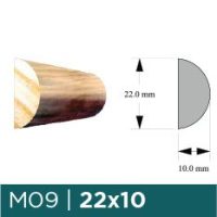 SPRINGFIELD MOULDING M09 1X1X8 PINE (22X10X2440MM)