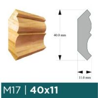 SPRINGFIELD MOULDING M17 1X2X8 PINE (40X11X2440MM)