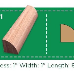 SAVEWOOD MOULDING 1X1X8 QR11 LAUAN