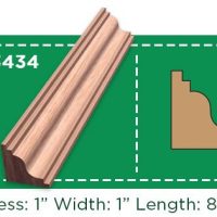 SAVEWOOD MOULDING 3/4X3/4X8 CR3434 CROWN LAUAN