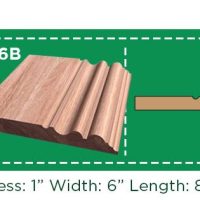 SAVEWOOD MOULDING 1X6X8 BB16 BASEBOARD LAUAN