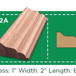 SAVEWOOD MOULDING 1X2X8 CR12A CORNIZA LAUAN