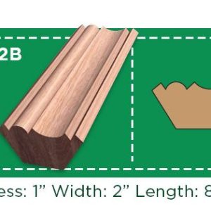 SAVEWOOD MOULDING 1X2X8 CR12B CORNIZA LAUAN